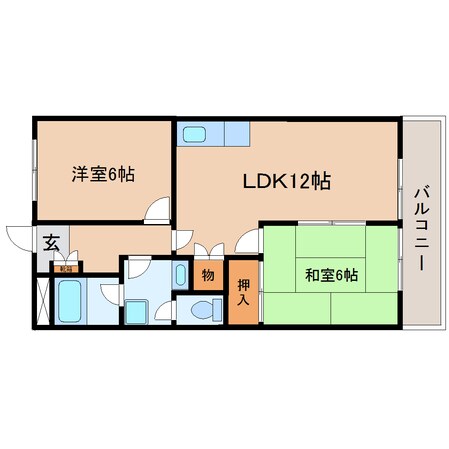 藤枝駅 徒歩20分 2階の物件間取画像